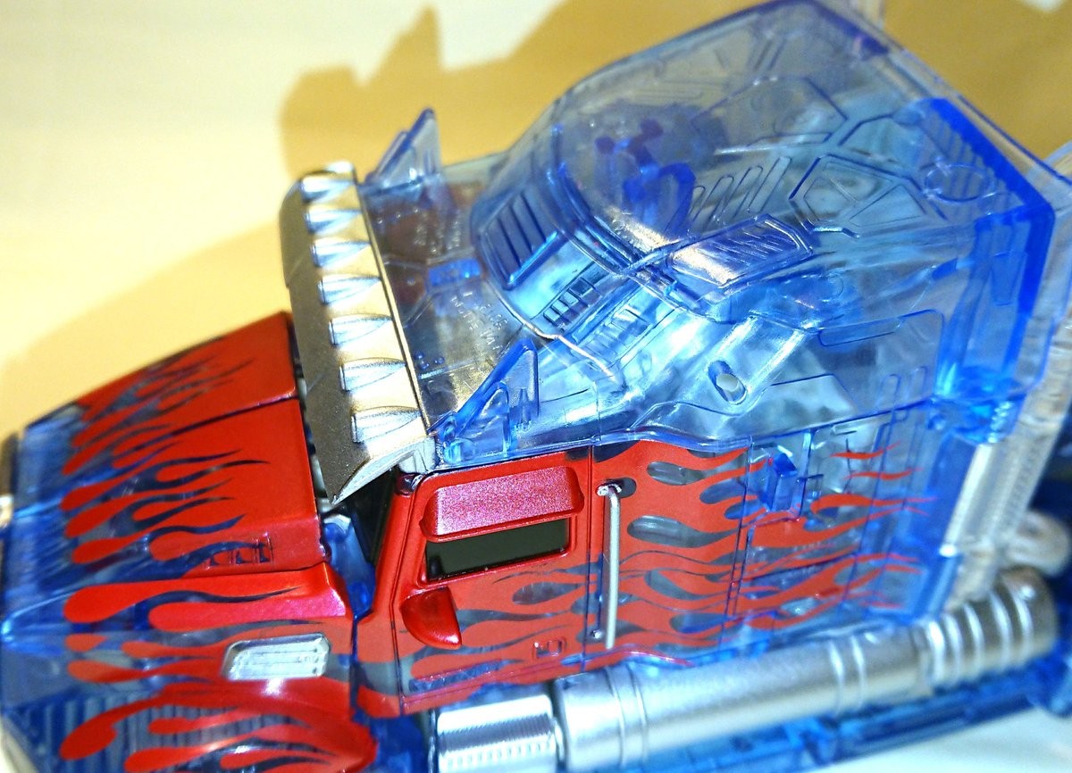 Transformers News: In-Hand Images of Takara Tomy Transformers The Last Knight TLK Clear Edition Optimus Prime