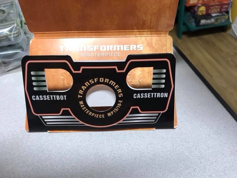Transformers News: Collector Coin for Transformers Masterpiece MP-15/16-E Cassettbot vs Cassetron