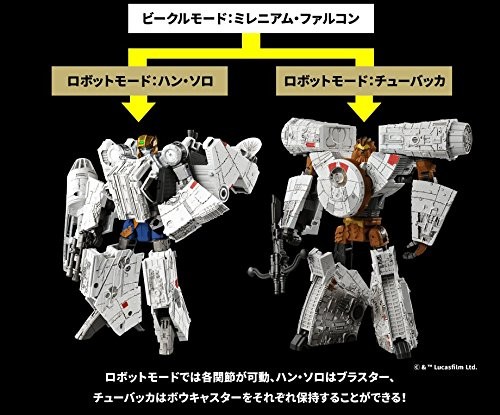 Transformers News: More Images of Takara Star Wars Powered By Transformers 02 Millennium Falcon