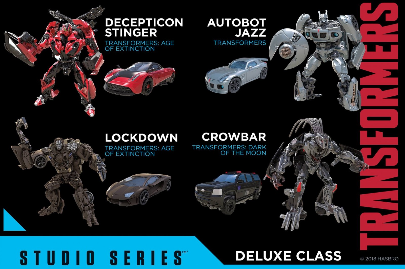 Transformers News: Official Images of Transformers Studio Series Blackout, Grimlock, Lockdown, Stinger, More