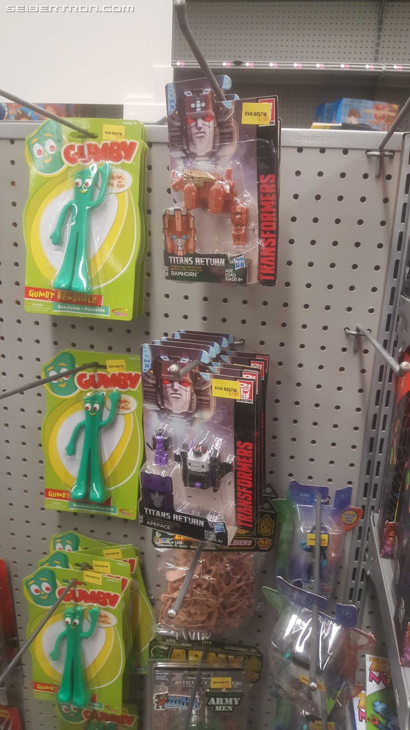 Transformers News: Transformers Titans Return Ramhorn Found at Five Below
