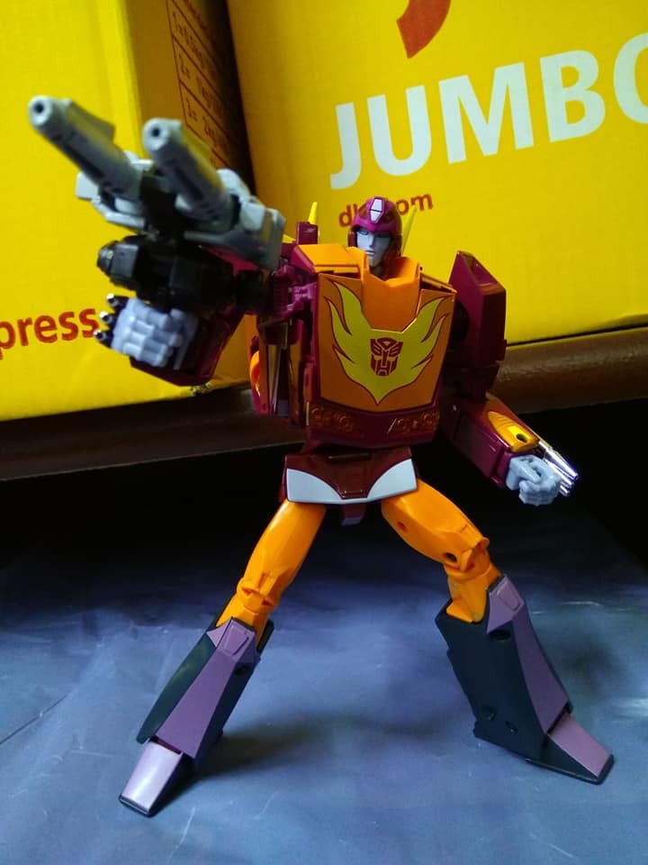 Transformers News: In-Hand Images of Takara Tomy Masterpiece MP-40 Targetmaster Hot Rodimus Transformers News: In-Hand Images of Takara Tomy Masterpiece MP-40 Targetmaster Hot Rodimus