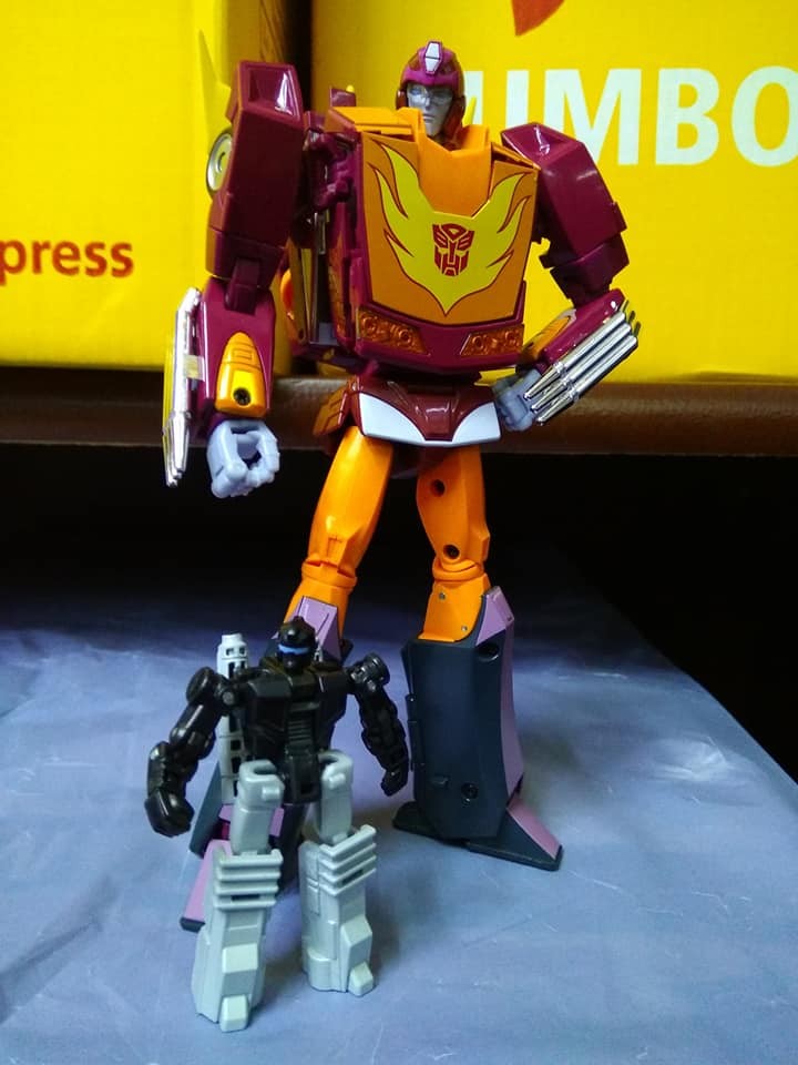 Transformers News: In-Hand Images of Takara Tomy Masterpiece MP-40 Targetmaster Hot Rodimus Transformers News: In-Hand Images of Takara Tomy Masterpiece MP-40 Targetmaster Hot Rodimus