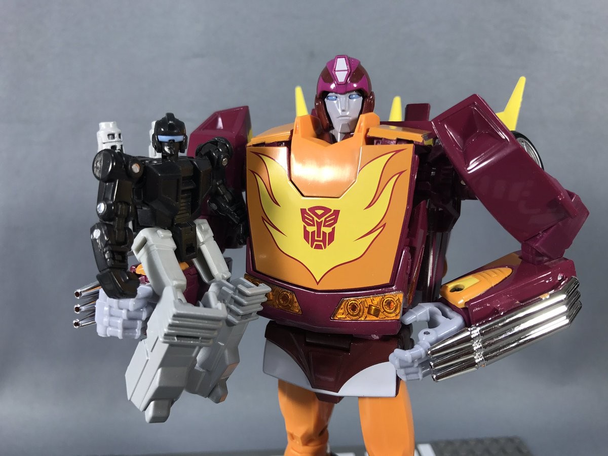 Transformers News: In-Hand Images of Takara Tomy Masterpiece MP-40 Targetmaster Hot Rodimus Transformers News: In-Hand Images of Takara Tomy Masterpiece MP-40 Targetmaster Hot Rodimus