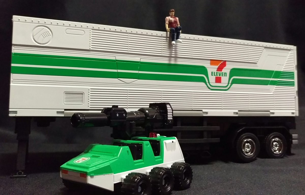 Transformers News: In-Hand Images of Takara Tomy Transformers Masterpiece MP-10 Convoy 7-11 Edition