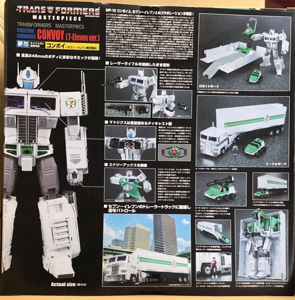 Transformers News: In-Hand Images of Takara Tomy Transformers Masterpiece MP-10 Convoy 7-11 Edition
