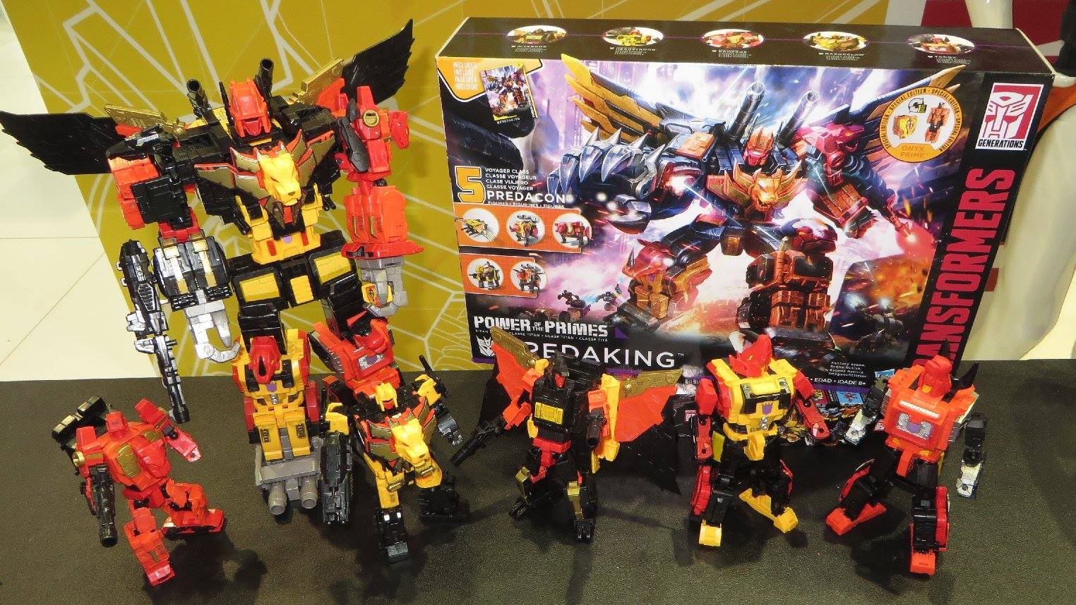 Transformers News: Transformers Power of the Primes Predaking On Display at Australian Toy Fair with G1 Self