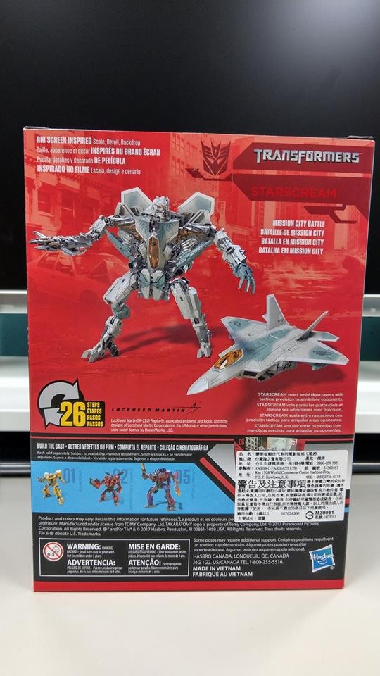 Transformers News: In-Hand Images of Transformers Studio Series 06 Starscream
