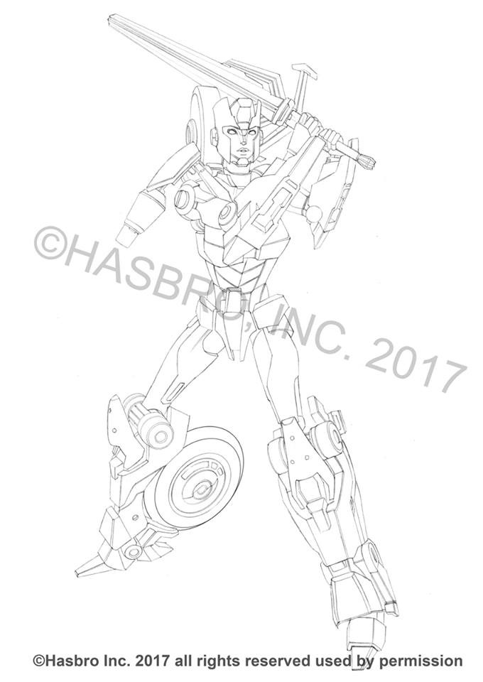 Transformers News: Ken Christiansen Shows Off Combiner Hunters Box Set Line Art