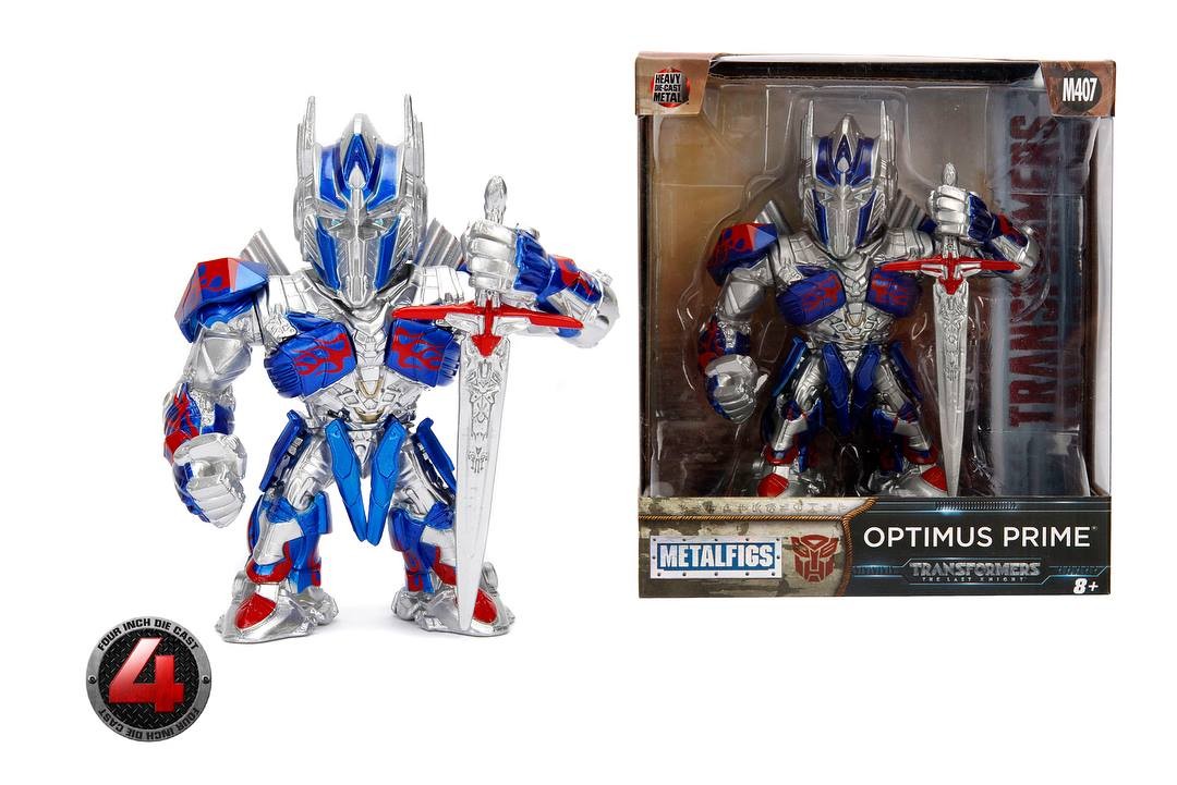 Transformers News: Metals Diecast Transformers: The Last Knight 4" Optimus Prime & Bumblebee