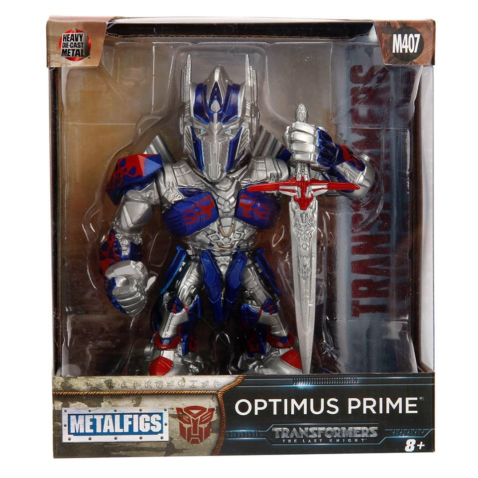 Transformers News: Metals Diecast Transformers: The Last Knight 4" Optimus Prime & Bumblebee