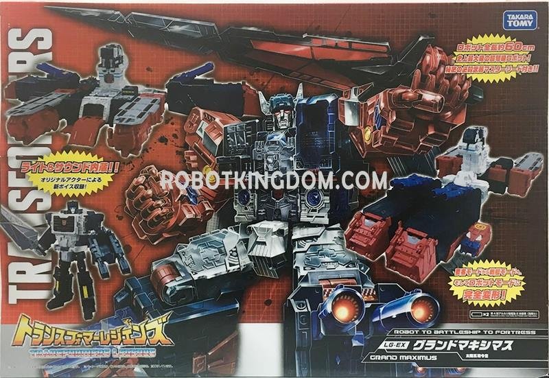 Transformers News: In-Package Images of Takara Tomy Transformers Legends LG-EX Grand Maximus & Greatshot