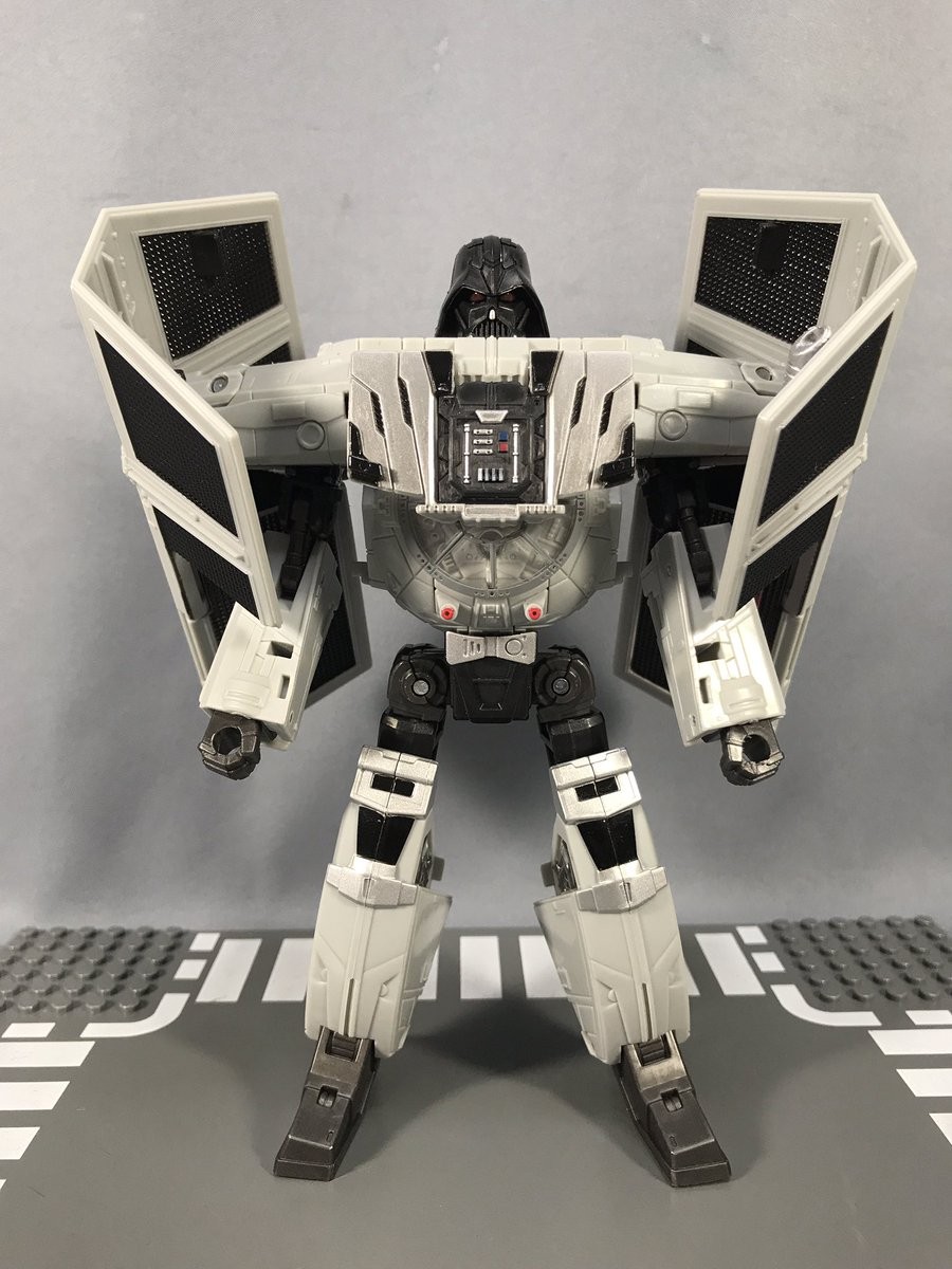 Transformers News: In-Hand Images of Takara Star Wars Powered By Transformers X1 Tie Advanced