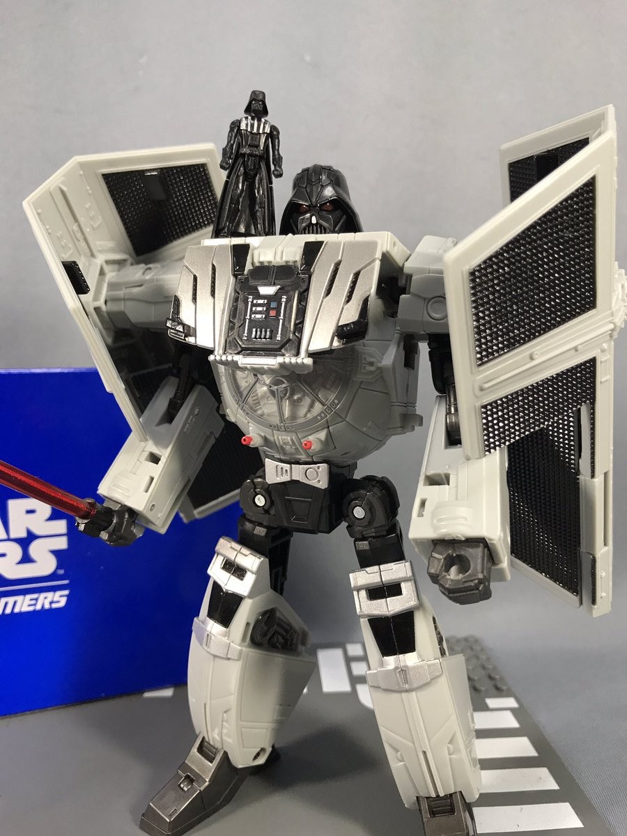 Transformers News: In-Hand Images of Takara Star Wars Powered By Transformers X1 Tie Advanced