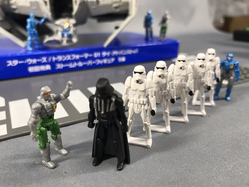 Transformers News: In-Hand Images of Takara Star Wars Powered By Transformers X1 Tie Advanced