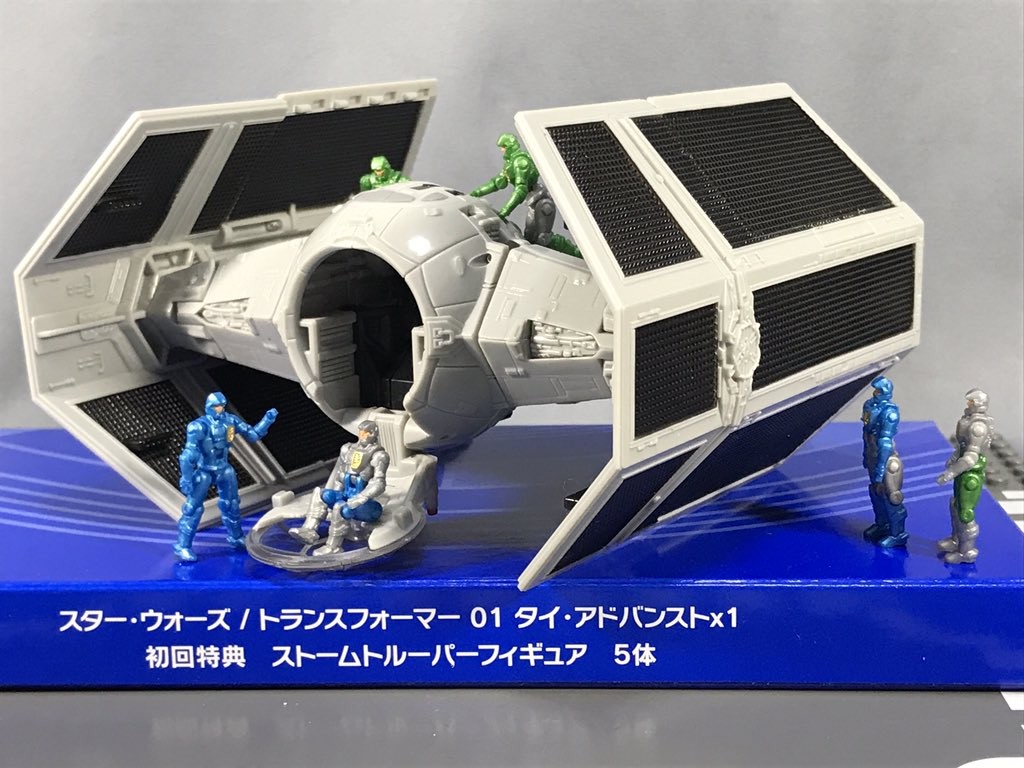 Transformers News: In-Hand Images of Takara Star Wars Powered By Transformers X1 Tie Advanced