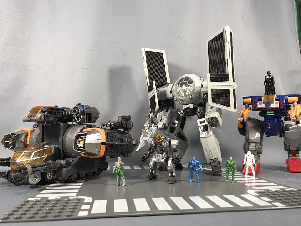 Transformers News: In-Hand Images of Takara Star Wars Powered By Transformers X1 Tie Advanced