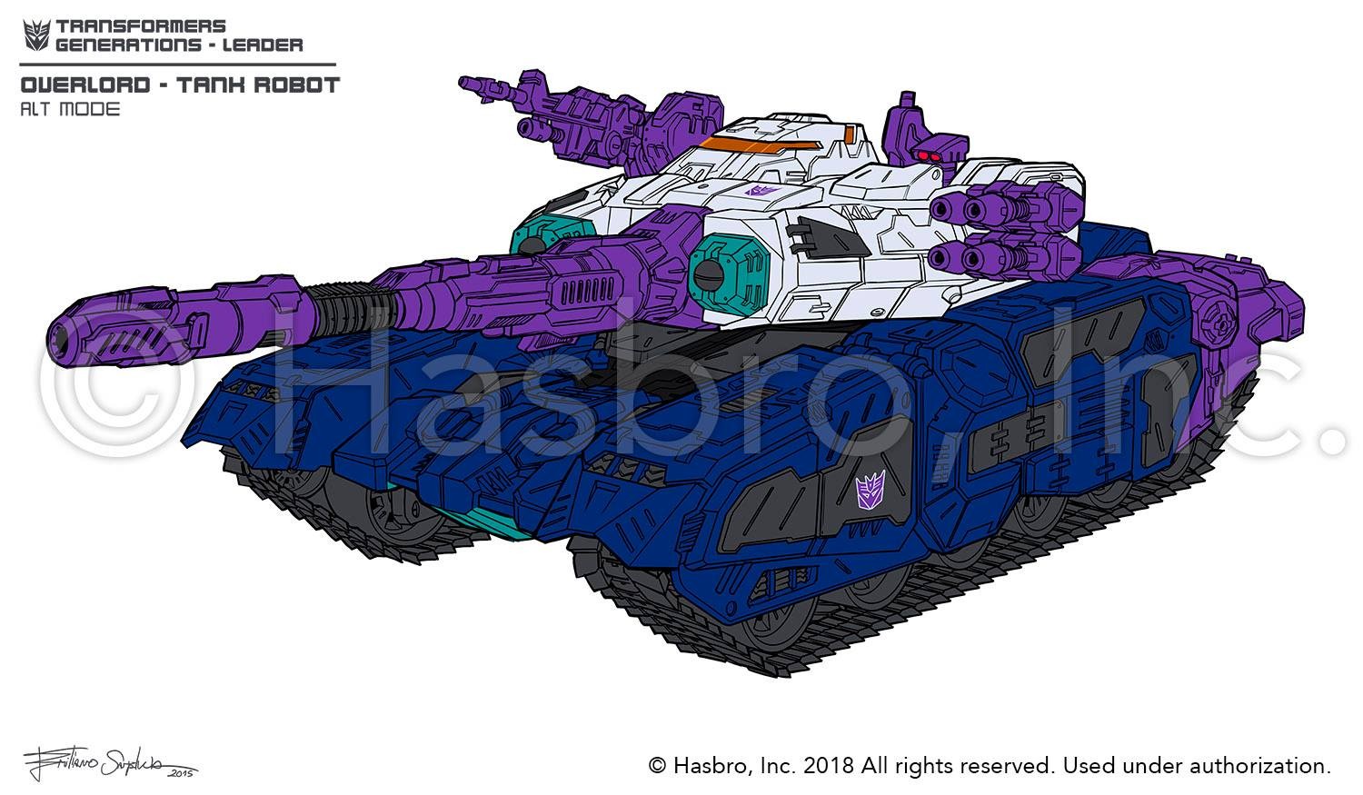 Transformers News: Early Concepts for Transformers Titans Return Overlord by Emiliano Santalucia