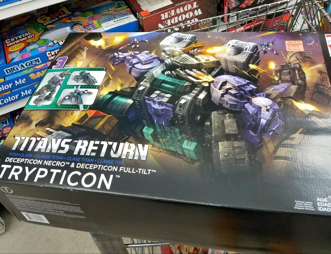 Transformers News: Incredible Deal on Transformers Titans Return Trypticon Found at Ollie's