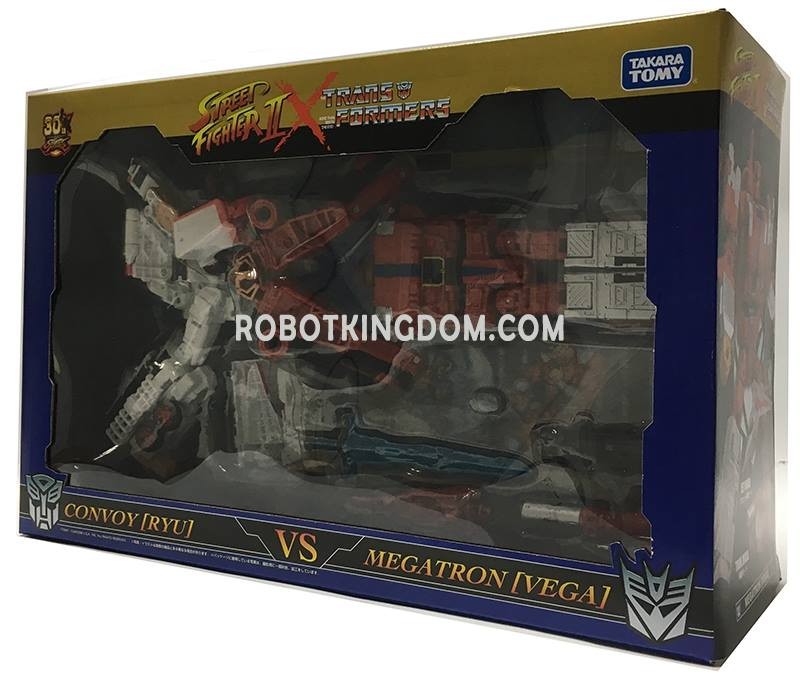 Transformers News: In-Package Images of Transformers X Street Fighter II Figures