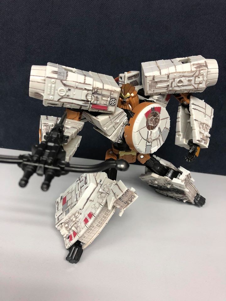 Transformers News: In-Hand Images of Takara Tomy Star Wars Powered By Transformer Millennium Falcon