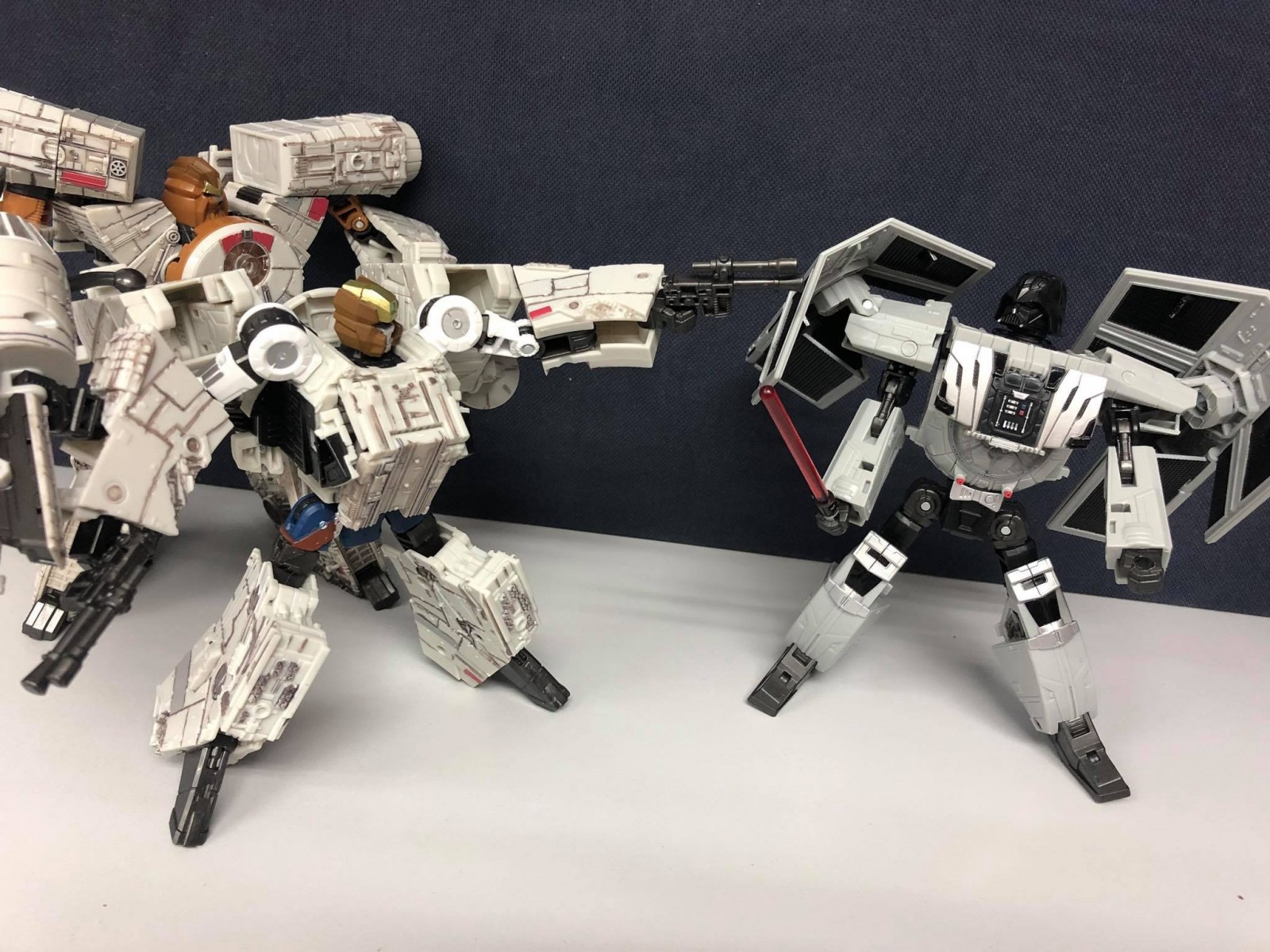 Transformers News: In-Hand Images of Takara Tomy Star Wars Powered By Transformer Millennium Falcon