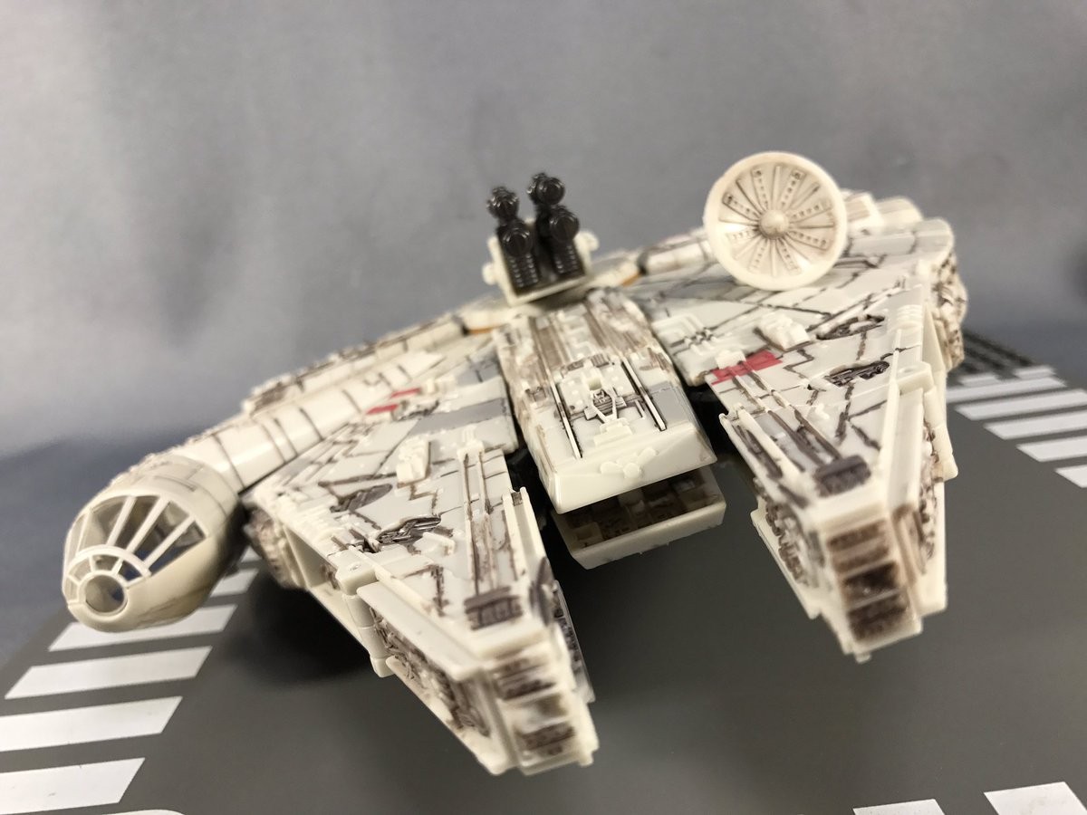 Transformers News: In-Hand Images of Takara Tomy Star Wars Powered By Transformer Millennium Falcon