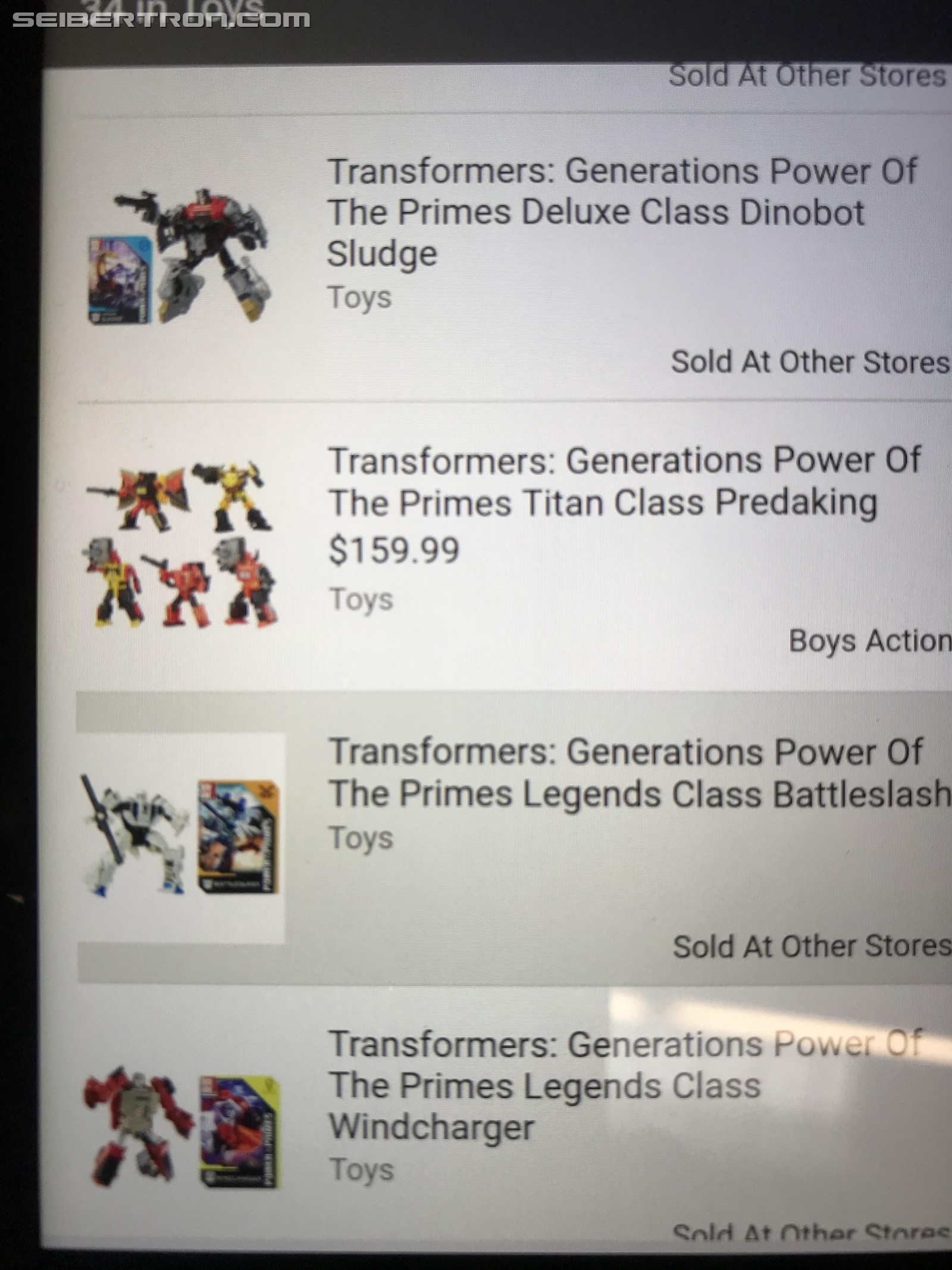Transformers News: Transformers Power of the Primes Predaking To Be Offered At Target