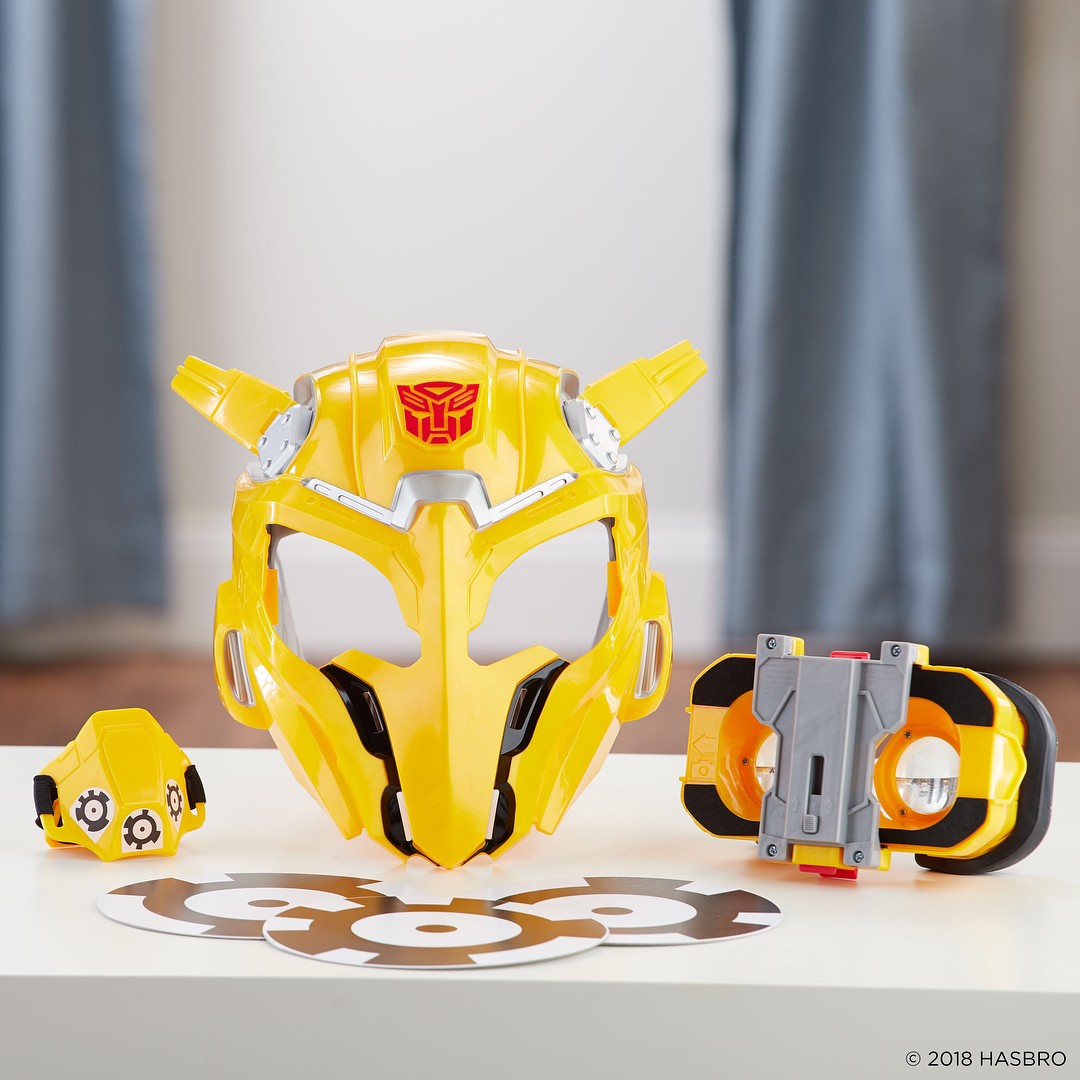 Transformers News: Official Images for Transformers Bumblebee Movie Bee Vision Mask
