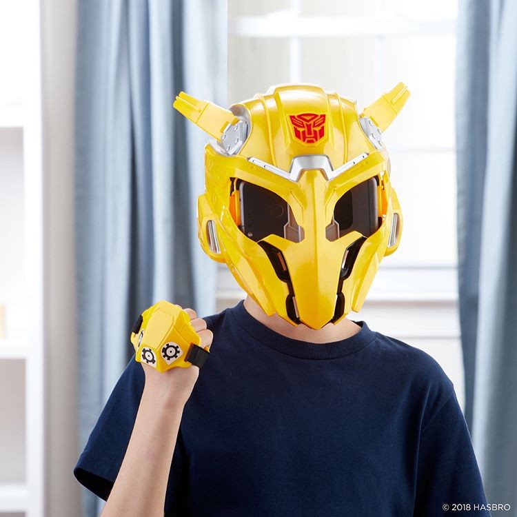 Transformers News: Official Images for Transformers Bumblebee Movie Bee Vision Mask