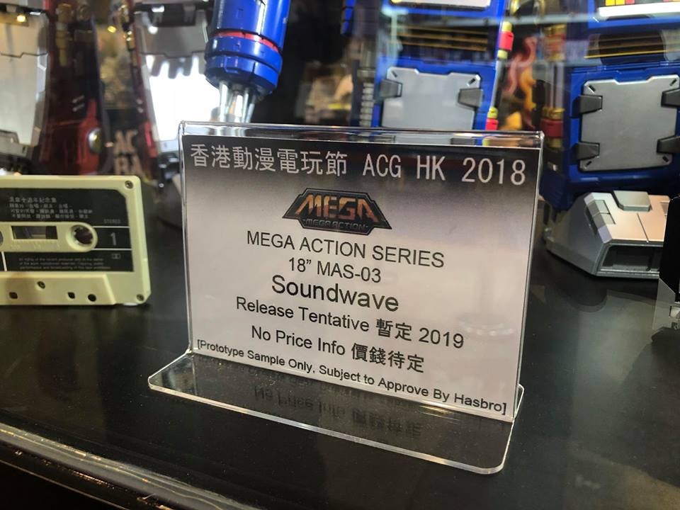 Transformers News: Toys Alliance Mega Action Series 03 Soundwave On Display at 2018 Animated Comic-Game Hong Kong #ACGH Transformers News: Toys Alliance Mega Action Series 03 Soundwave On Display at 2018 Animated Comic-Game Hong Kong #ACGH