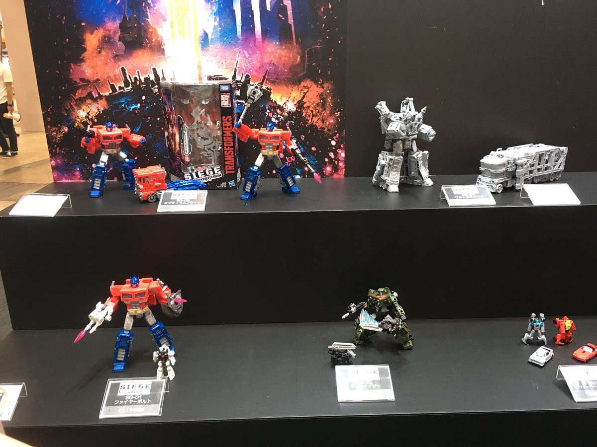 Transformers News: More Photos of Transformers War for Cybertron: Siege Figures at Wonderfest 2018 #?????  #wf2018s