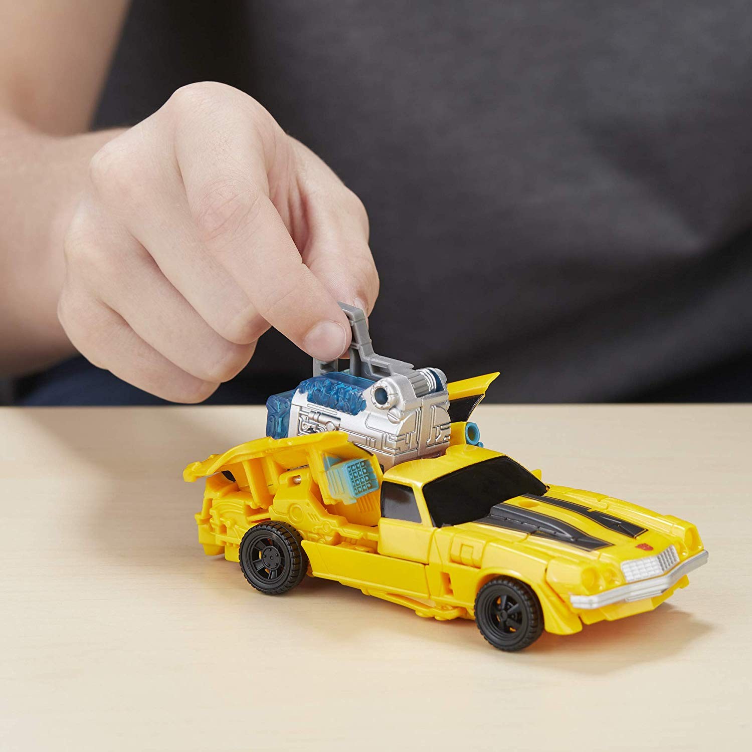 Transformers News: More Stock Images of Transformers Bumblebee Movie Masks, Stinger, Speed Series Camaro Bumblebee