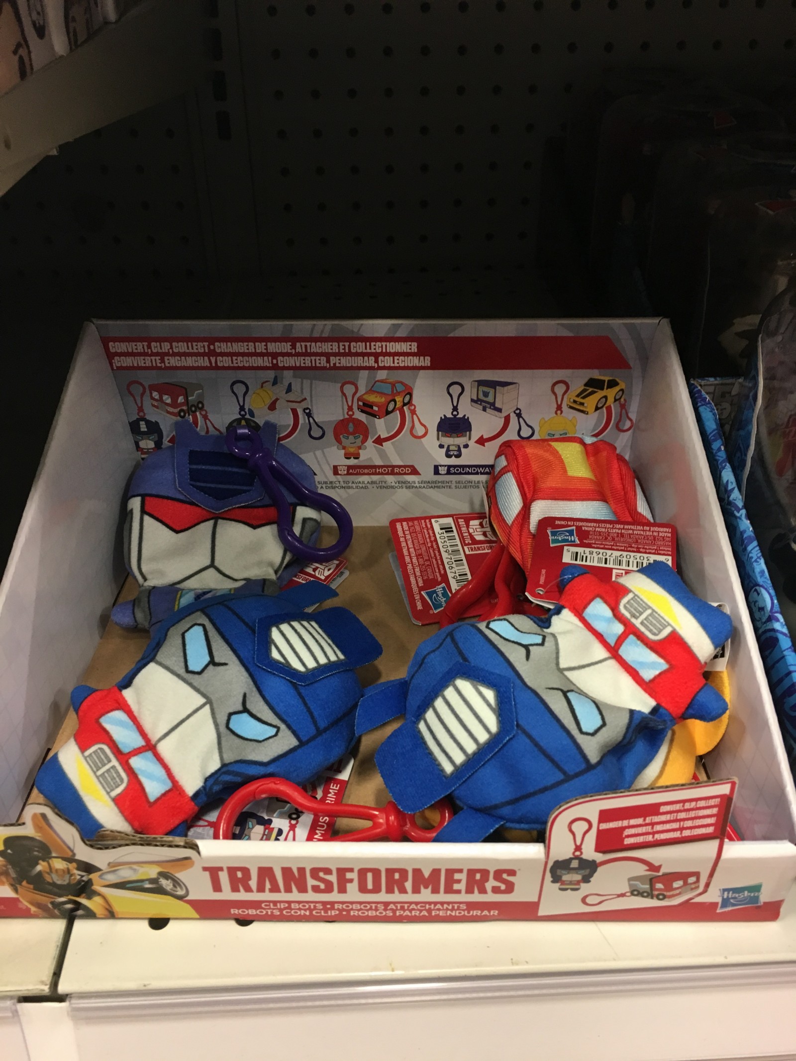 Transformers News: Transformers Clip Bots Converting Plush Toys Found at US Retail