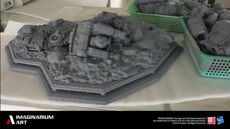 Transformers News: WIP Images of Imaginarium Art Transformers Megatron Statue