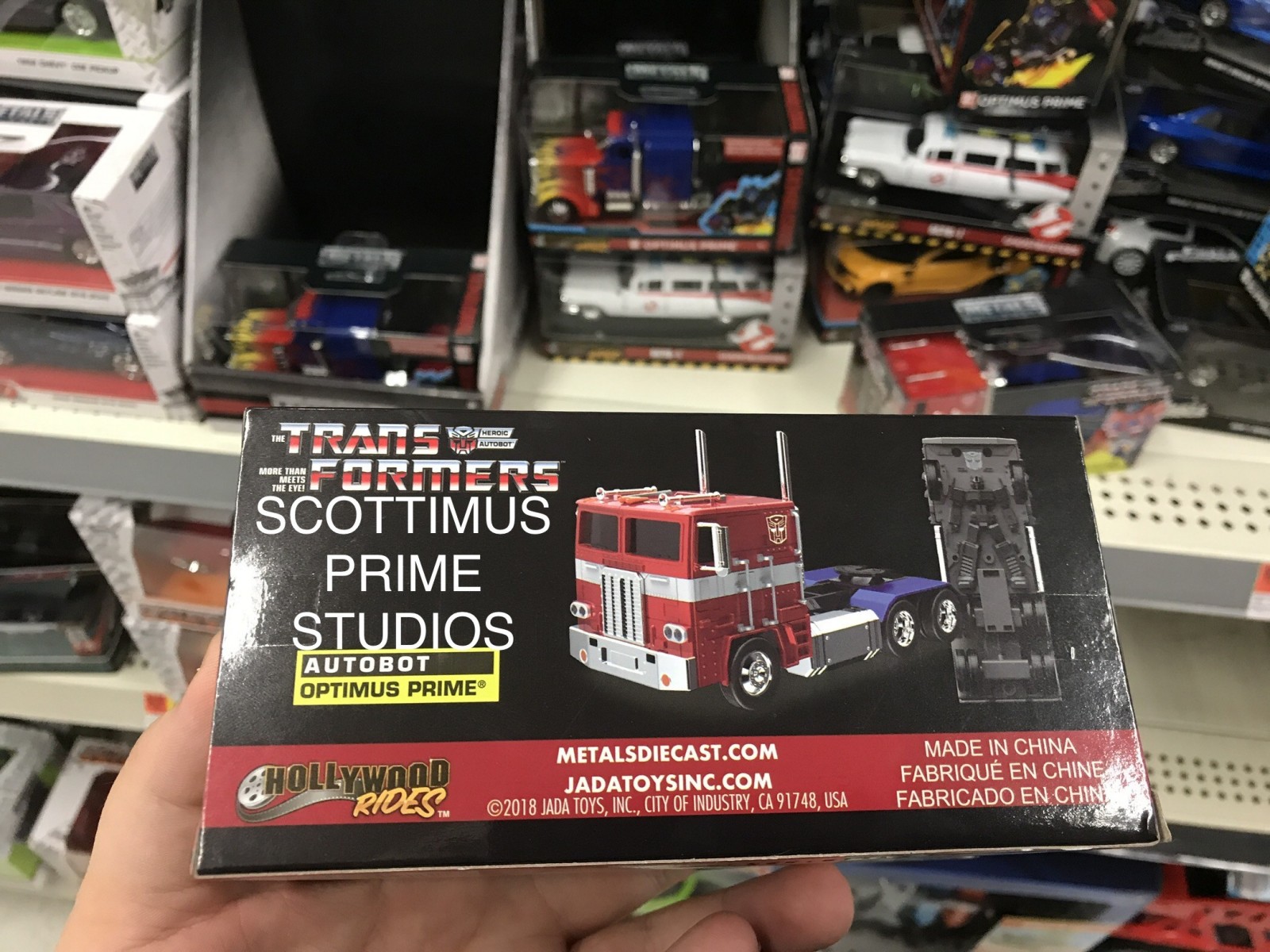Transformers News: Jada Toys G1 Optimus Prime Spotted at US Retail