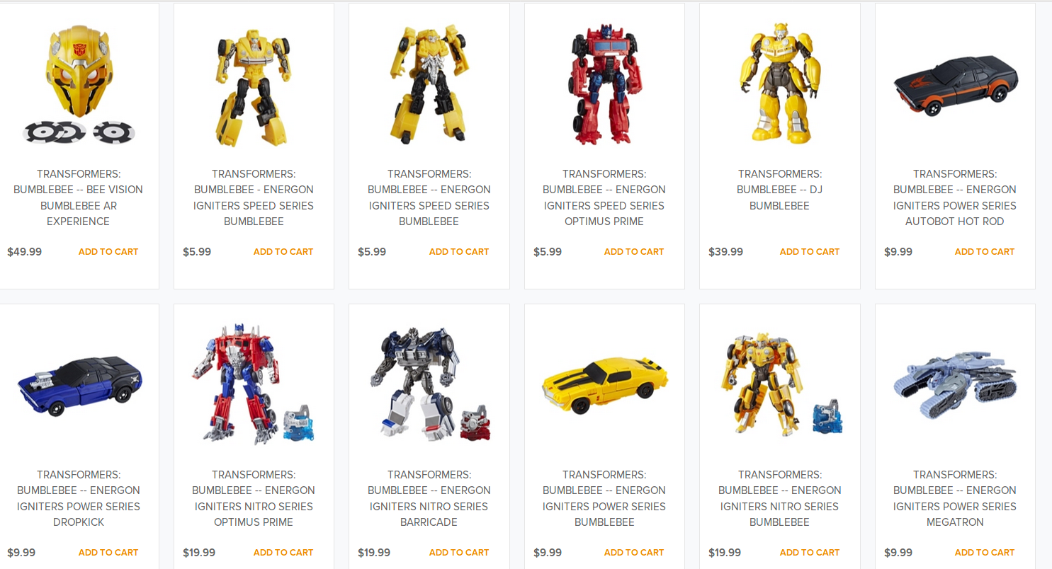 Transformers News: Pre-Sale Details for Transformers Bumblebee Movie Toys on HTS.com