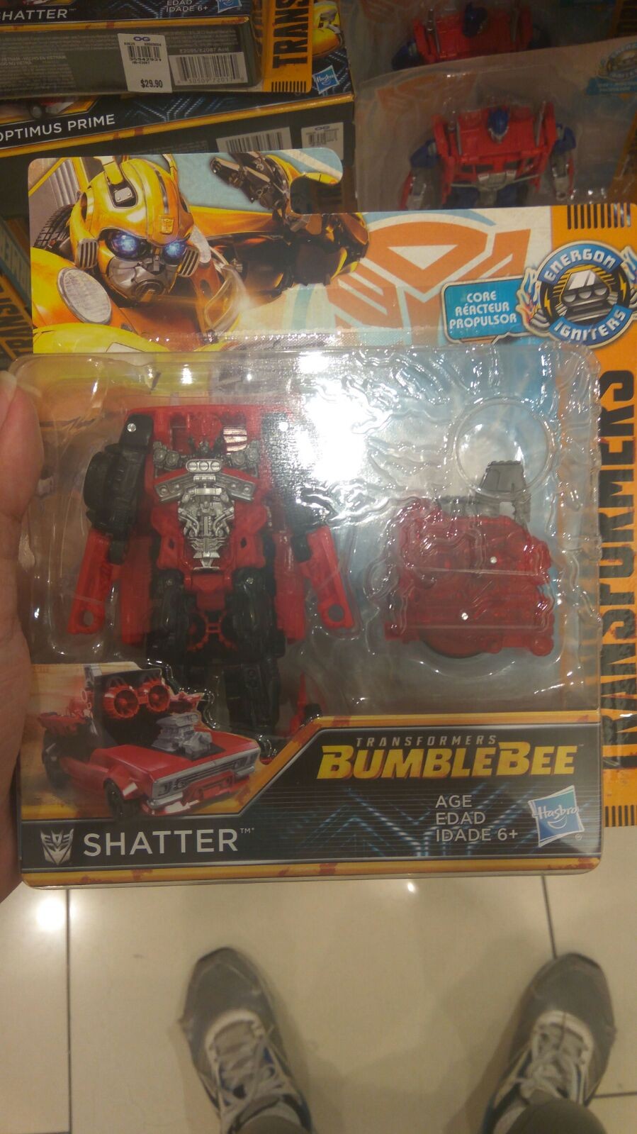 Transformers News: Energon Igniters Power Plus Shatter from Transformers Bumblebee Movie Sighted in Singapore