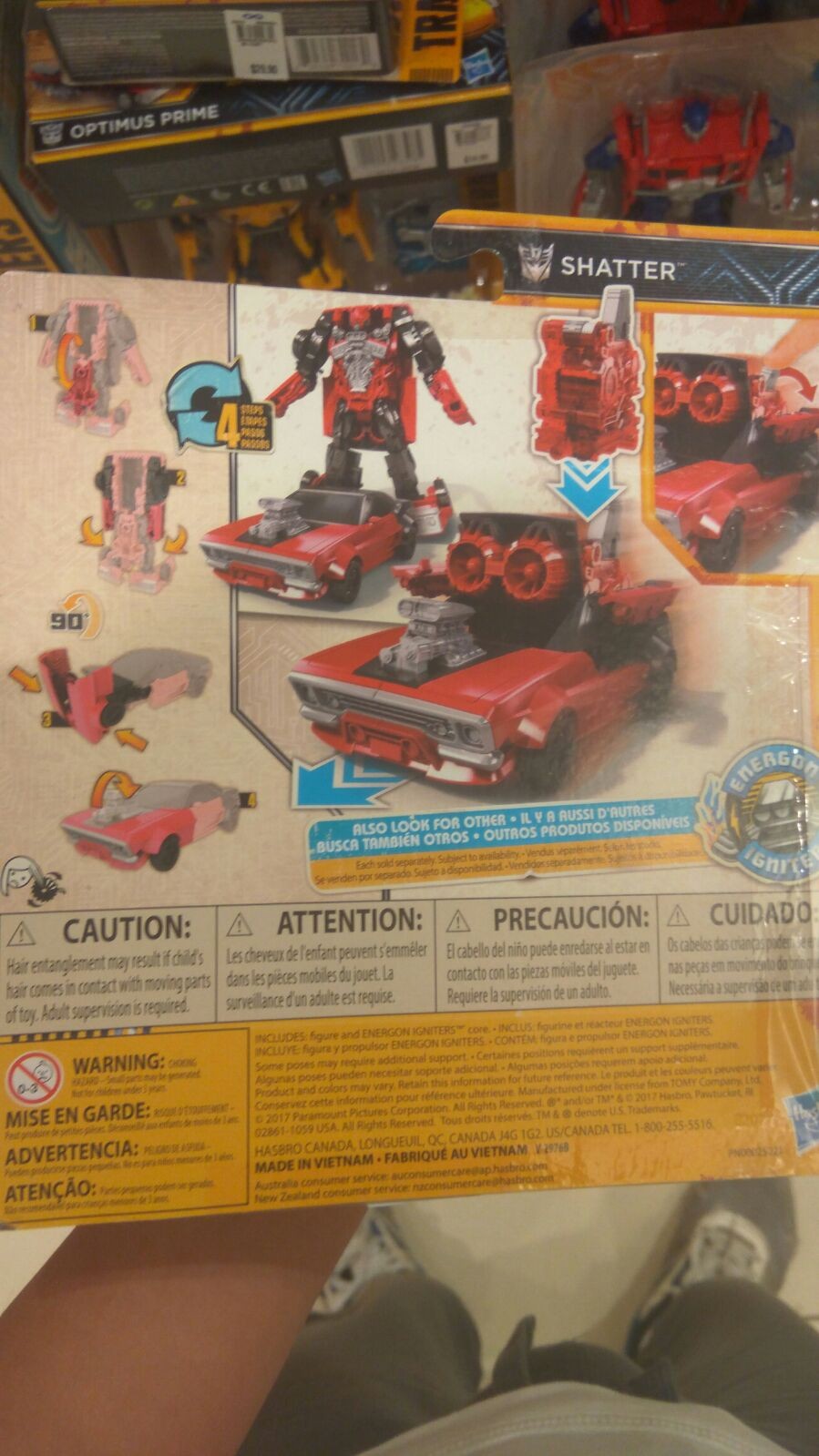 Transformers News: Energon Igniters Power Plus Shatter from Transformers Bumblebee Movie Sighted in Singapore