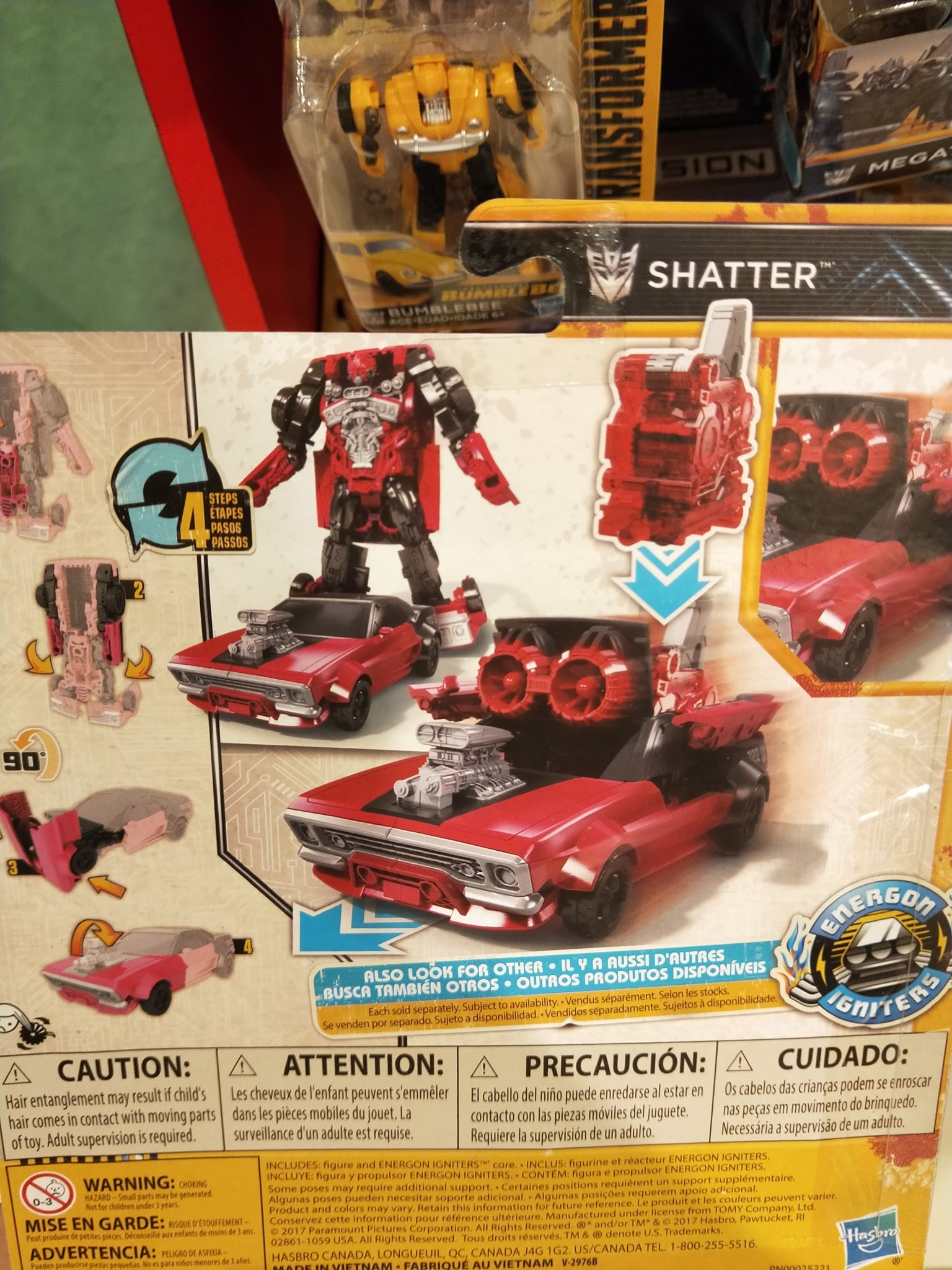 Transformers News: Energon Igniters Power Plus Shatter from Transformers Bumblebee Movie Sighted in Singapore