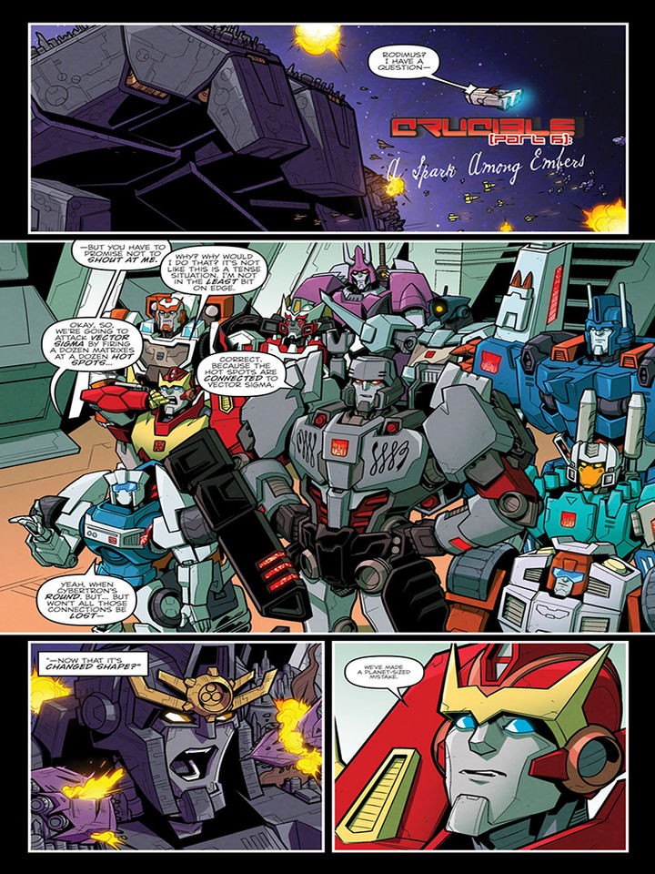 Transformers News: itunes Preview for IDW Transformers: Lost Light 24 with Fortress Maximus and Red Alert Returning