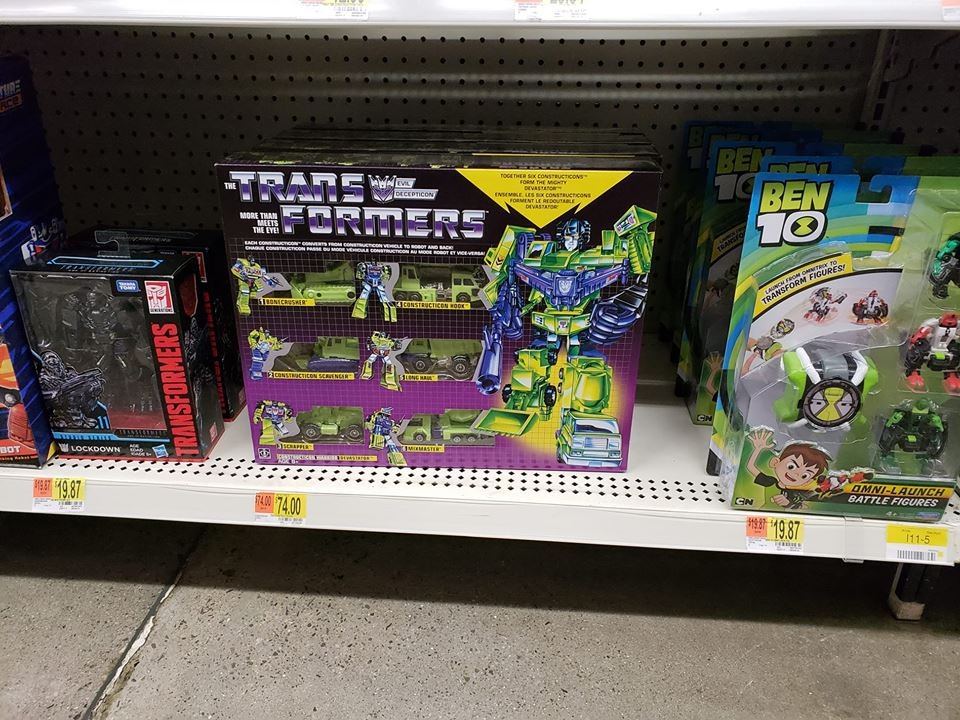 Transformers News: 2018 G1 Transformers Hot Rod and Devastator Reissues Found in the US Transformers News: 2018 G1 Transformers Hot Rod and Devastator Reissues Found in the US