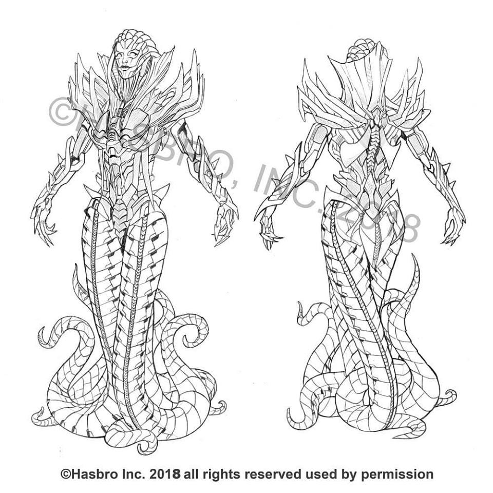 Transformers News: Concept Art for Skulk and Quintessa from Transformers: The Last Knight by Ken Christiansen