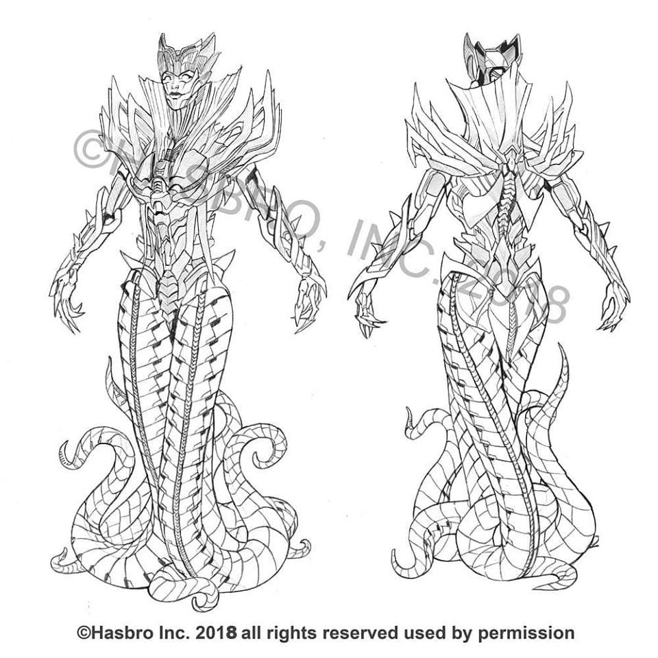 Transformers News: Concept Art for Skulk and Quintessa from Transformers: The Last Knight by Ken Christiansen