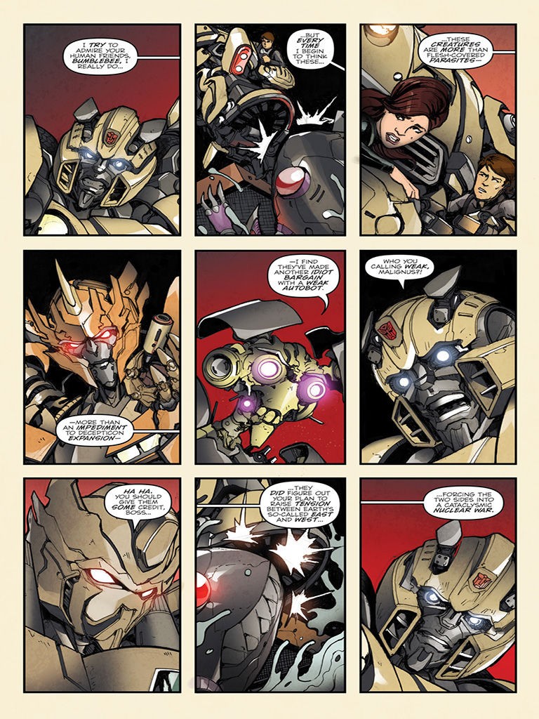 Transformers News: iTunes Preview for IDW Bumblebee: From Cybertron with Love #4