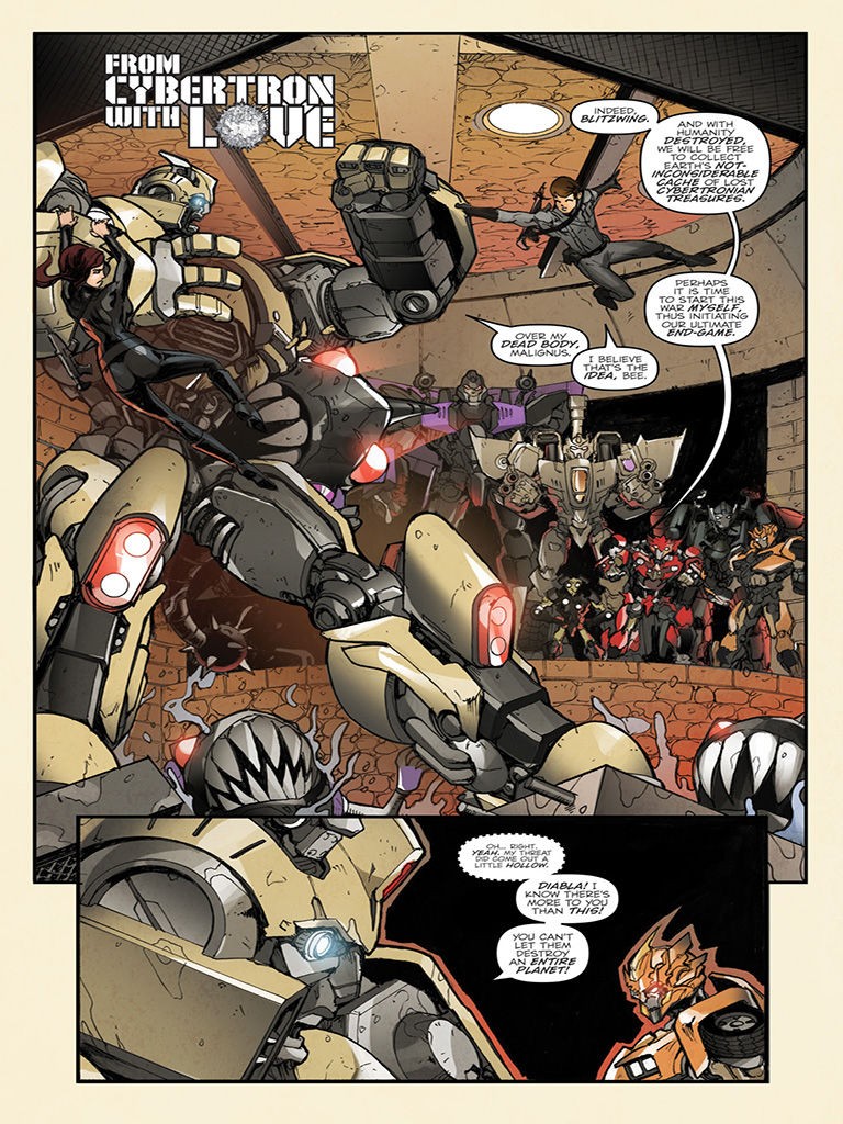 Transformers News: iTunes Preview for IDW Bumblebee: From Cybertron with Love #4