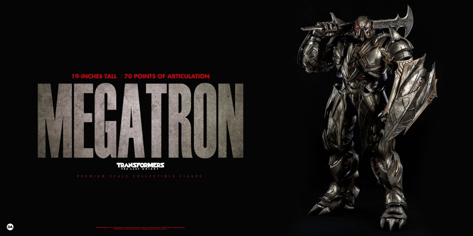 Transformers News: Images of 3A Transformers: The Last Knight Megatron Action Figure