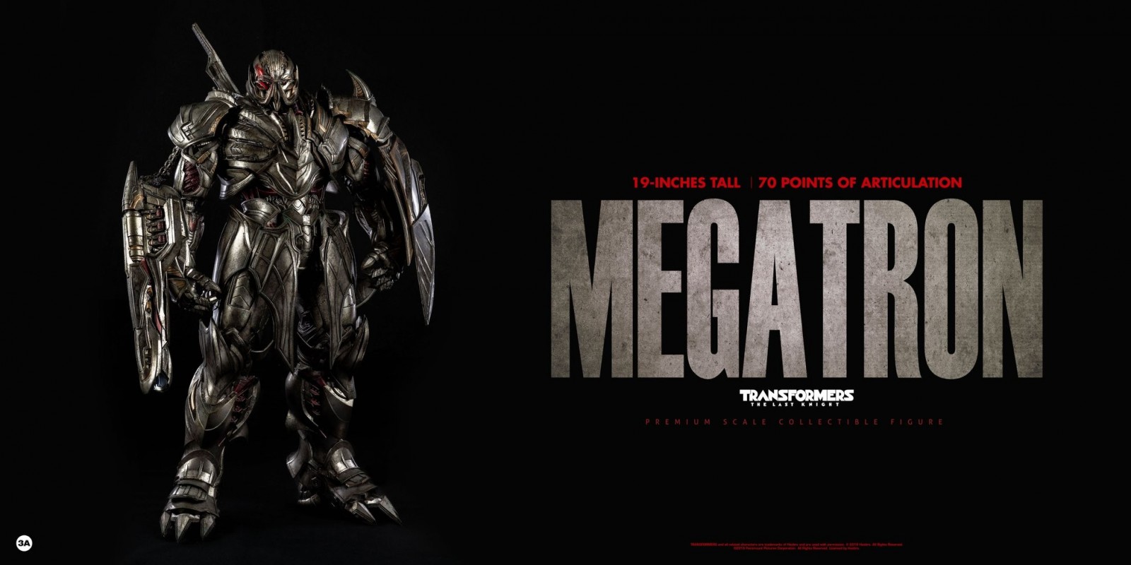 Transformers News: Images of 3A Transformers: The Last Knight Megatron Action Figure