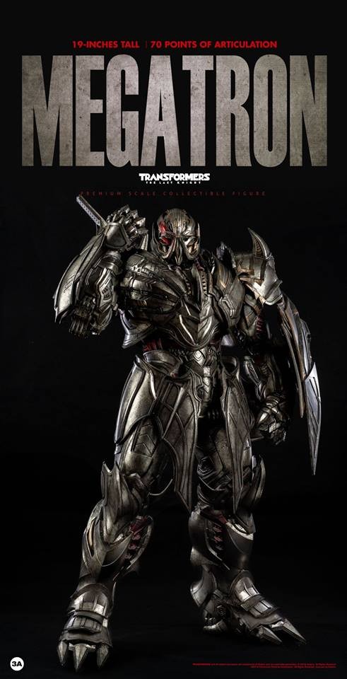 Transformers News: Images of 3A Transformers: The Last Knight Megatron Action Figure