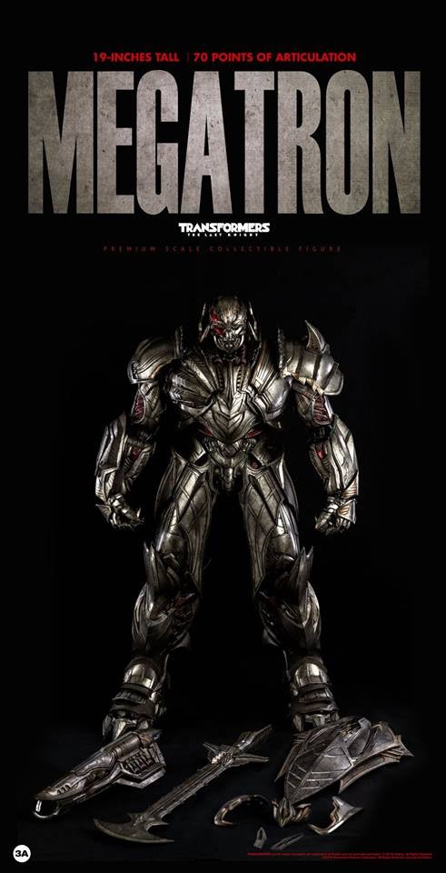 Transformers News: Images of 3A Transformers: The Last Knight Megatron Action Figure
